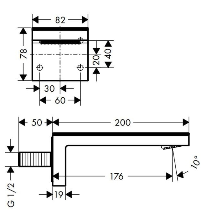 Sen Bồn Tắm Âm Tường Đức Axor MyEdition 47410600