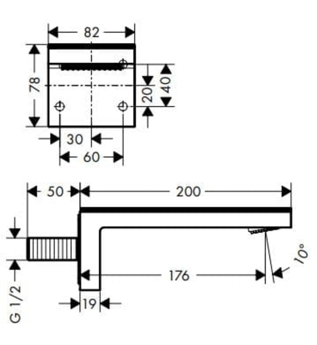 Sen Bồn Tắm Âm Tường Đức Axor MyEdition 47412130