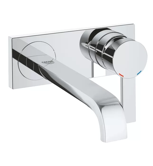 Vòi Chậu Lavabo Nóng Lạnh Gắn Tường Đức Grohe 19386000