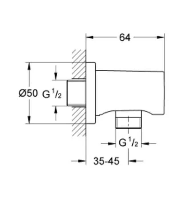 Đầu Nối Ra Nước Nhập Khẩu Đức Grohe 27057AL0