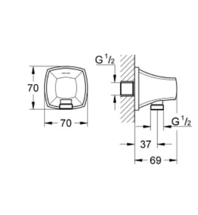 Đầu Ra Nước Nhập Khẩu Đức Grohe 27970000