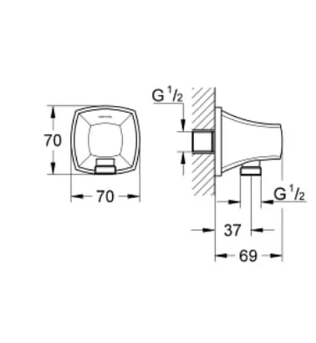 Đầu Ra Nước Nhập Khẩu Đức Grohe 27970000