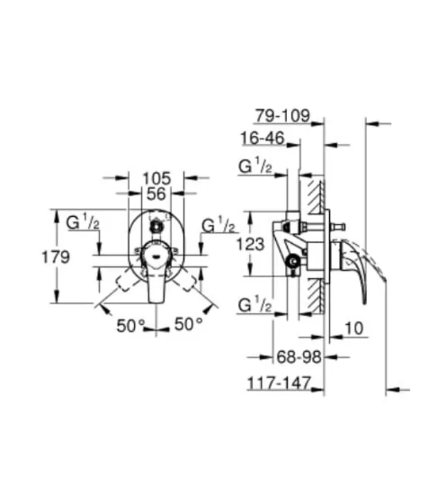 Mặt Nạ Sen Âm Tường Đức Grohe 29043000