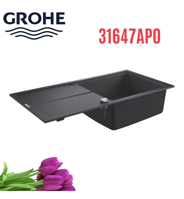 Chậu Rửa Bát 2 Hố 1 Bàn Nhập Khẩu Đức Grohe 31647AP0