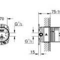 Bộ Âm Tường Nhập Khẩu Đức Grohe 26483000