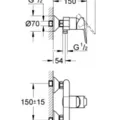 Củ Sen Tắm Nóng Lạnh Đức Grohe 32821000