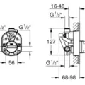 Bộ Âm Tường Nhập Khẩu Đức Grohe 33965000