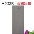 Mặt Kim Loại Sen Vòi Đức Axor 47905340 (117mm) Chrome Đen Xước