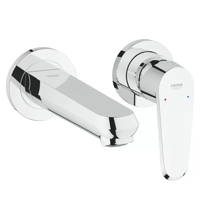 Vòi Chậu Lavabo Nóng Lạnh Gắn Tường Đức Grohe 19573002
