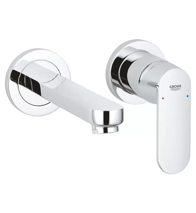 Vòi Chậu Lavabo Nóng Lạnh Gắn Tường Đức Grohe 19381000