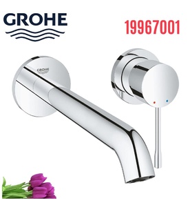 Vòi Chậu Lavabo Nóng Lạnh Gắn Tường Đức Grohe 19967001