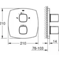 Mặt Nạ Sen Âm Tường Đức Grohe 19948000