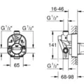 Bộ Trộn Âm Nhập Khẩu Đức Grohe 33961000