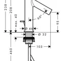 Vòi Lavabo Nóng Lạnh AXOR Starck 100 10001990