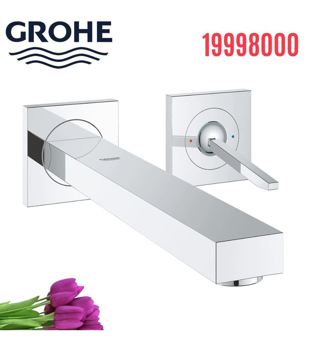 Vòi Chậu Lavabo Nóng Lạnh Gắn Tường Đức Grohe 19998000