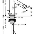 Vòi Bồn Tiểu Nữ Nóng Lạnh Đức Axor Starck. 10214820