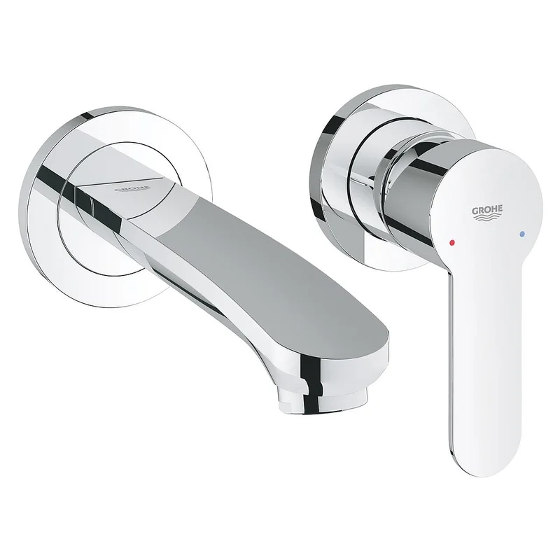 Vòi Chậu Lavabo Nóng Lạnh Gắn Tường Đức Grohe 19571002