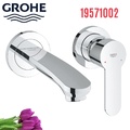 Vòi Chậu Lavabo Nóng Lạnh Gắn Tường Đức Grohe 19571002