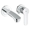 Vòi Chậu Lavabo Nóng Lạnh Gắn Tường Đức Grohe 19571002