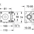 Bộ Trộn Âm Nhập Khẩu Đức Grohe 35034000