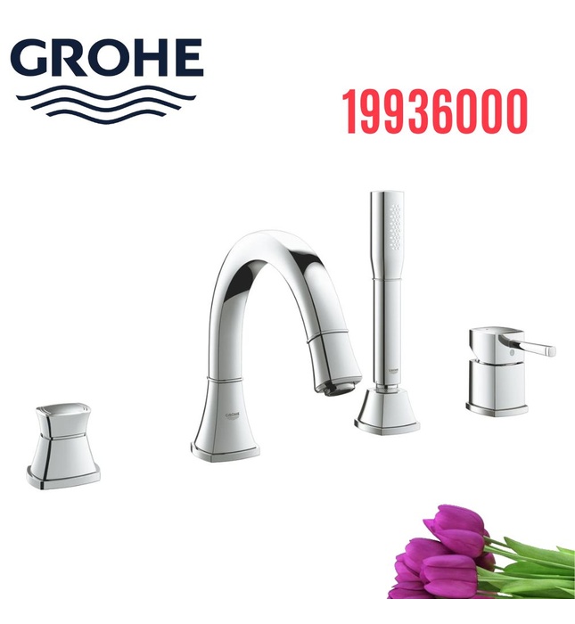 Vòi Xả Bồn Tắm 4 Lỗ Gắn Bồn Đức Grohe 19936000