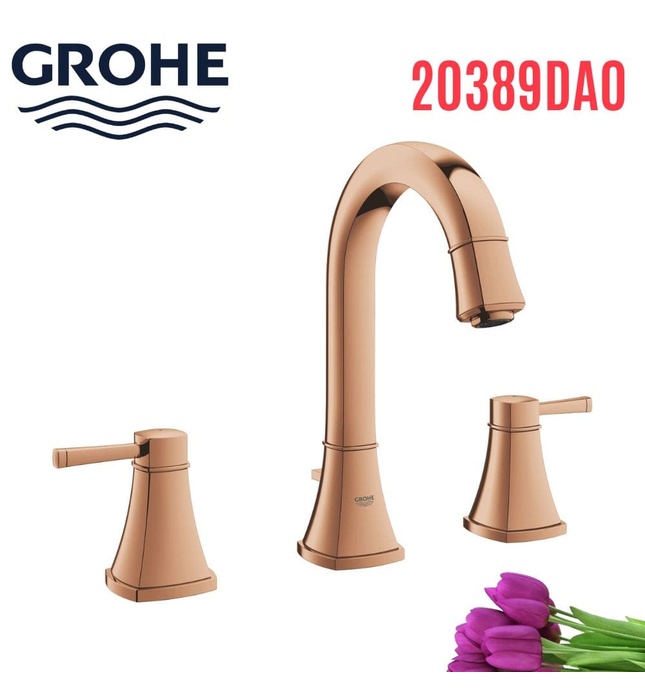 Vòi Chậu Lavabo Nóng Lạnh 3 Lỗ Đức Grohe 20389DA0