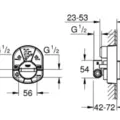 Bộ Trộn Âm Nhập Khẩu Đức Grohe 33964000