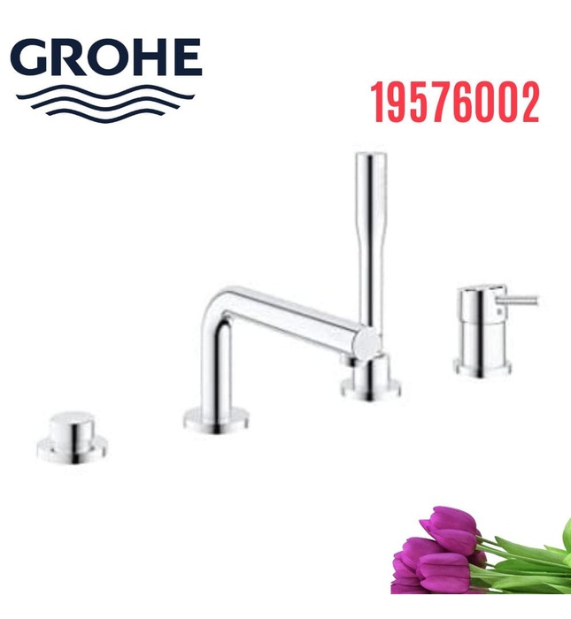 Vòi Xả Bồn Tắm 4 Lỗ Gắn Bồn Đức Grohe 19576002