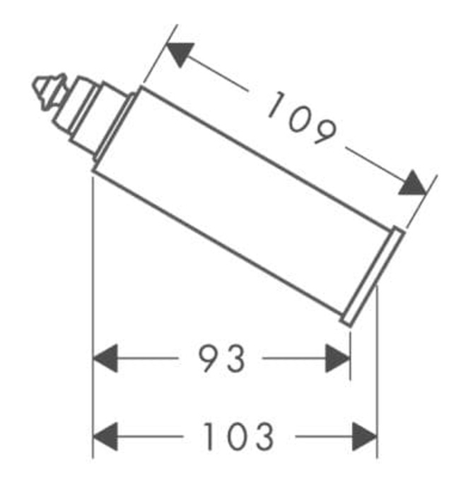Đầu Nối Vòi Sen Tắm Đức Axor Starck 10981000