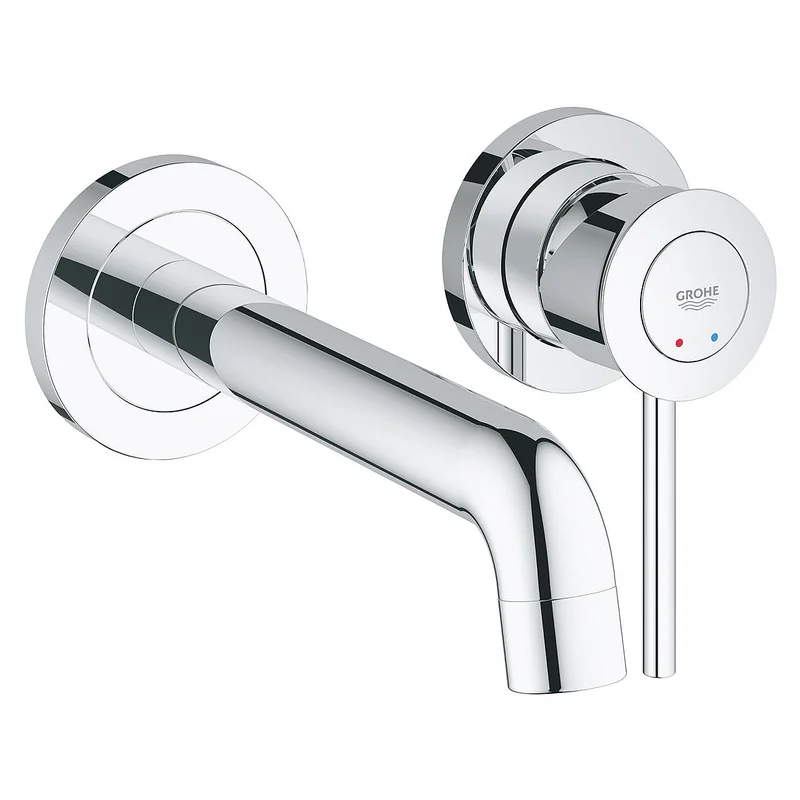Vòi Chậu Lavabo Nóng Lạnh Gắn Tường Đức Grohe 20292000