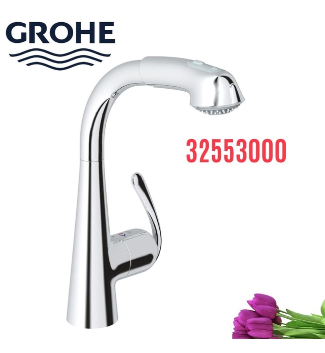 Vòi Chậu Rửa Bát Cần Cứng Đức Grohe 32553000