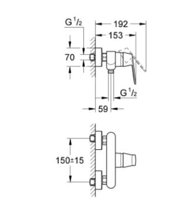 Củ Sen Tắm Nóng Lạnh Đức Grohe 32837000