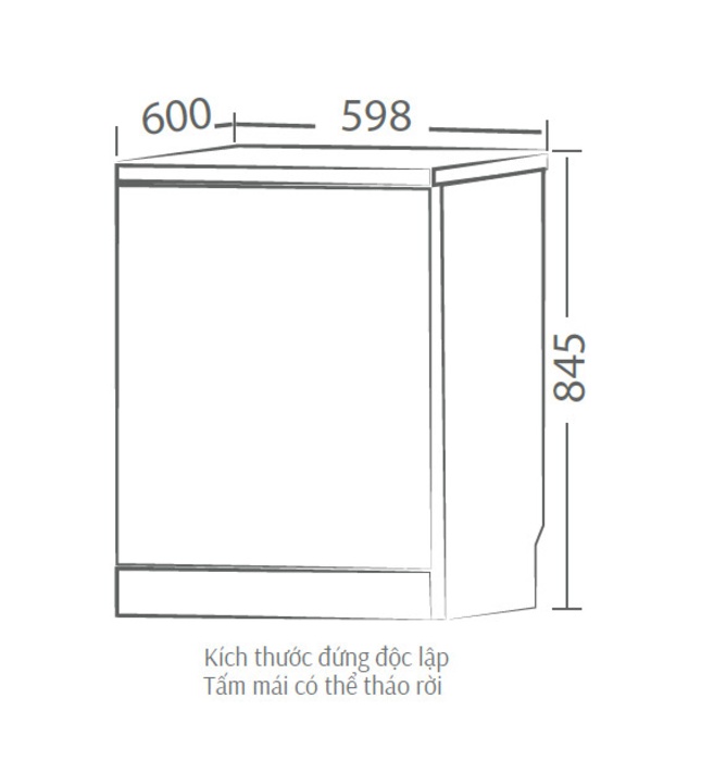 Máy Rửa Chén Canzy CZ-WDC0315B 