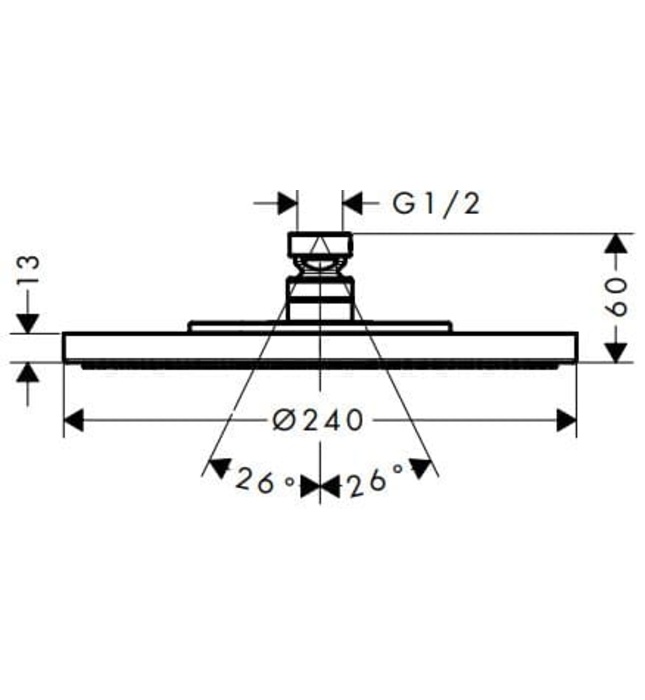 Bát Sen Tròn Tắm Đứng Nhập Khẩu Đức Axor Starck. 28494140