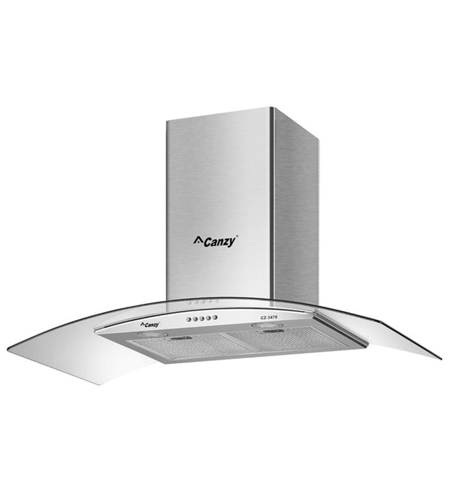 Máy hút mùi kính cong Canzy CZ 3470/70