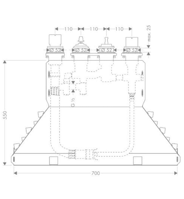 Chân Sen Bồn Tắm Nhiệt Độ Đức Axor Starck Organic 15482180