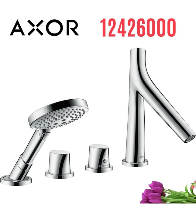 Vòi Sen Bồn Tắm 4 Chân Gắn Bồn Đức Axor Starck Organic 12426000