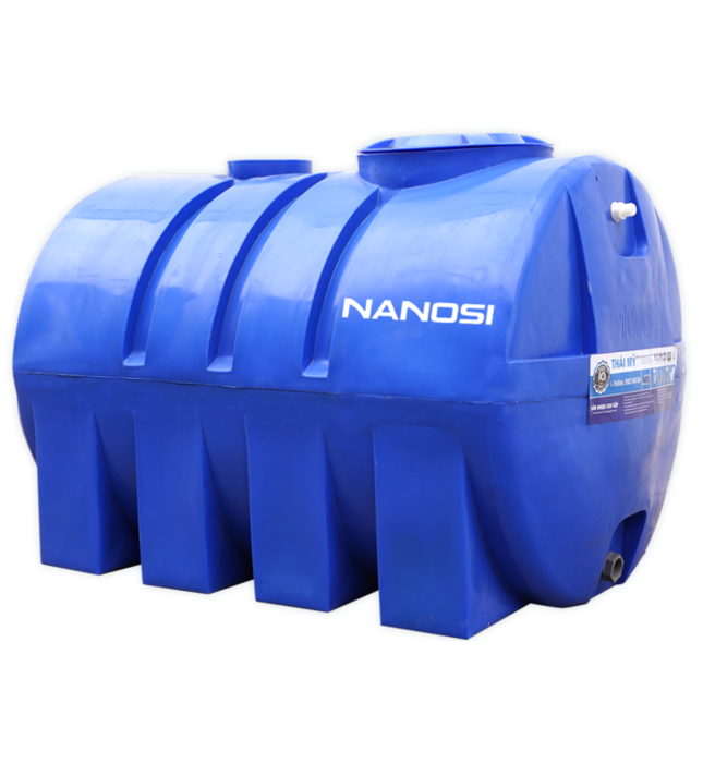 Bồn Nước Nhựa Nanosi 500 Lít Nằm NA 500EX N