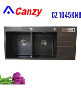 Chậu rửa 2 hố cân Canzy CZ 1045KNB