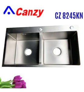 Chậu rửa 2 hố cân Canzy CZ 8245KN