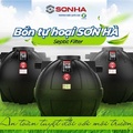 Bồn Tự Hoại Thông Minh 3 Ngăn Septic Sơn Hà 1600L Đứng SH 1600SE D
