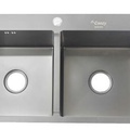 Chậu rửa 2 hố cân Canzy CZ 8245KB