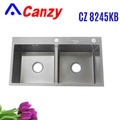 Chậu rửa 2 hố cân Canzy CZ 8245KB