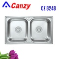 Chậu rửa 2 hố Canzy CZ 8248