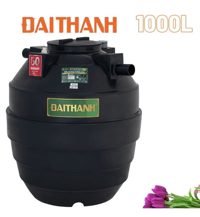 Bể Phốt Tự Hoại Đại Thành 1000L Đứng DT 1000SE D