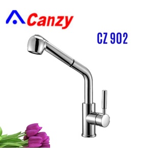 Vòi Rửa Bát Dây Rút Canzy CZ 902