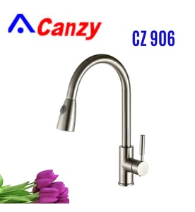 Vòi Rửa Bát Dây Rút Canzy CZ 906