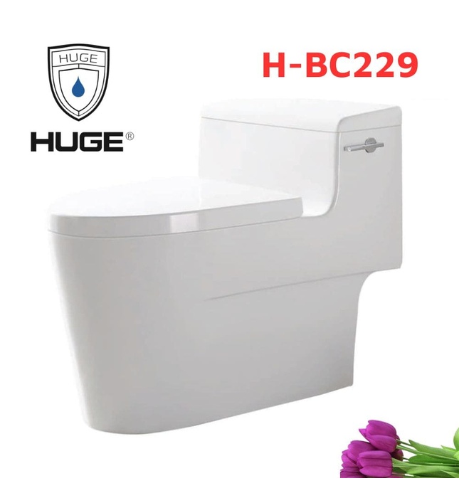 Bồn Cầu 1 Khối Nắp Êm Huge H-BC229