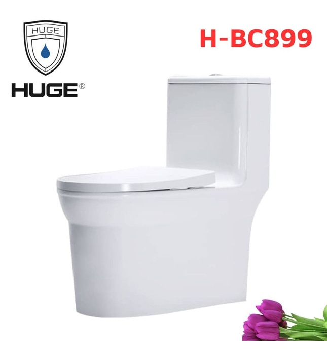 Bồn Cầu 1 Khối Nắp Êm Huge H-BC899