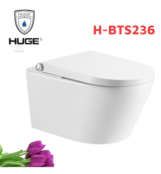 Bồn Cầu Thông Minh Treo Tường Huge H-BTS236